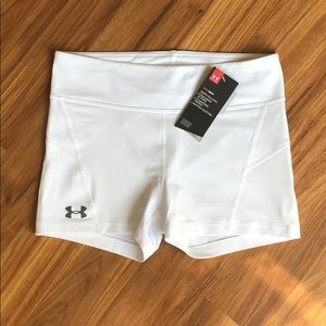 NWT Under Armour Shorty Spandex Shorts SMALL